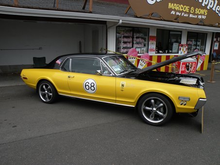 yellow mustang